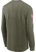 Nike Indianapolis Colts Olive SALUTE TO SERVICE Long Sleeve T Shirt