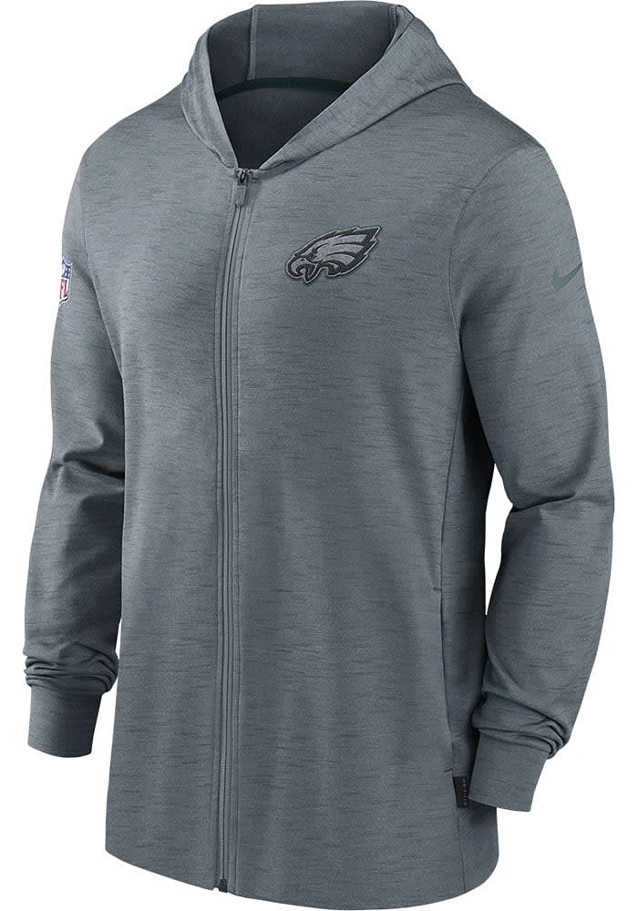 Nike Philadelphia Eagles Mens Grey Player Long Sleeve Zip