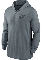 Nike Philadelphia Eagles Mens Grey Player Long Sleeve Zip