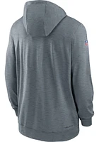 Nike Philadelphia Eagles Mens Grey Player Long Sleeve Zip