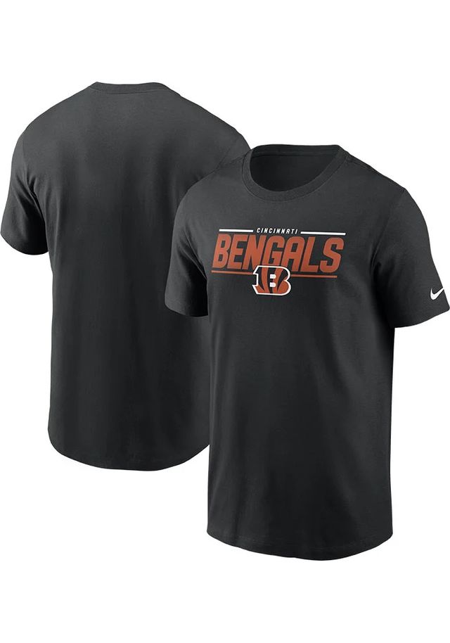 Nike Cincinnati Bengals Black TEAM MUSCLE Short Sleeve T Shirt