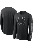 Nike Indianapolis Colts Black ESSENTIAL Long Sleeve T Shirt