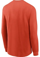 Nike Cleveland Browns Orange ICON LEGEND Long Sleeve T-Shirt