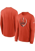 Nike Cleveland Browns Orange ICON LEGEND Long Sleeve T-Shirt