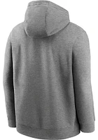 Nike Cleveland Browns Mens Grey REWIND CLUB Retro Long Sleeve Hoodie