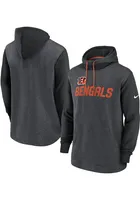 Nike Cincinnati Bengals Mens Grey LEGACY PO Fashion Hood