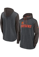 Nike Cleveland Browns Mens Grey LEGACY PO Fashion Hood