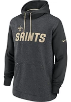 Nike New Orleans Saints Mens Grey LEGACY PO Fashion Hood
