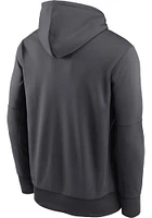 Nike Indianapolis Colts Mens Charcoal THERMA PULLOVER Hood