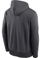 Nike Pittsburgh Steelers Mens Charcoal THERMA PULLOVER Hood