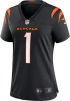 Ja'Marr Chase  Nike Cincinnati Bengals Womens Black HOME GAME Football Jersey