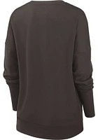 Nike Cleveland Browns Womens Brown Playback Crew Sweatshirt