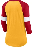 Nike Kansas City Chiefs Womens Gold Football Pride LS Tee