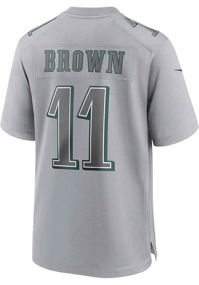 AJ Brown Nike Philadelphia Eagles Grey Atmosphere Football Jersey