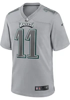 AJ Brown  Nike Philadelphia Eagles Grey Atmosphere Football Jersey