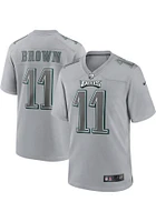 AJ Brown  Nike Philadelphia Eagles Grey Atmosphere Football Jersey