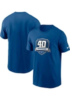 Nike Indianapolis Colts Blue 40th Anniversary Short Sleeve T Shirt