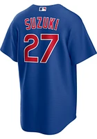Seiya Suzuki Chicago Cubs Mens Replica Alt Jersey - Blue