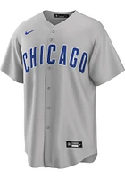 Seiya Suzuki Chicago Cubs Mens Replica Away Jersey - Grey
