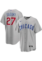 Seiya Suzuki Chicago Cubs Mens Replica Away Jersey - Grey