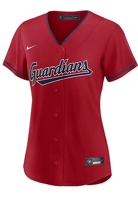 Cleveland Guardians Womens Red Alt Limited Baseball Jersey