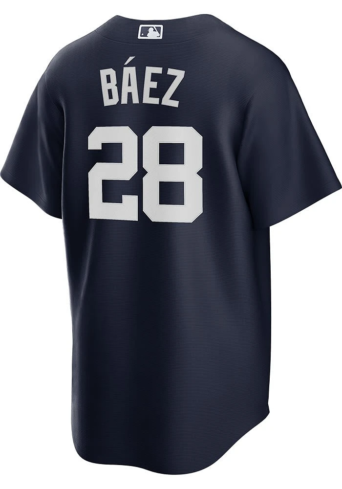 Javier Baez Detroit Tigers Mens Replica Alt Jersey - Navy Blue