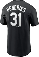 Liam Hendriks Chicago White Sox Black Name And Number Short Sleeve Player T Shirt
