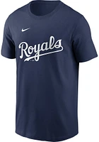Bobby Witt Jr Kansas City Royals Navy Blue Name And Number Short Sleeve Player T Shirt