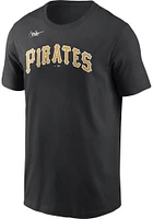 Willie Stargell Pittsburgh Pirates Black Cooperstown Name And Number Short Sleeve Player T Shirt