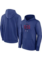 Nike Chicago Cubs Mens Blue Pregame Hood