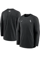 Nike Chicago White Sox Mens Black Pregame Long Sleeve Sweatshirt