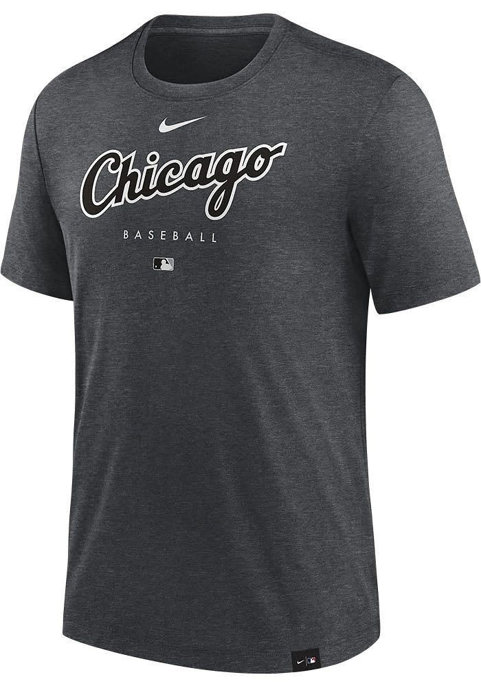 Nike Chicago White Sox Charcoal Early Work Short Sleeve Fashion T Shirt