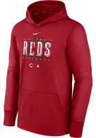 Nike Cincinnati Reds Mens Red Pregame Hood