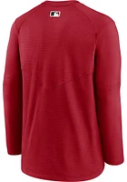 Nike Cincinnati Reds Mens Red Pregame Long Sleeve Sweatshirt