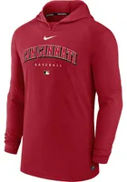 Nike Cincinnati Reds Mens Red Early Work Hood