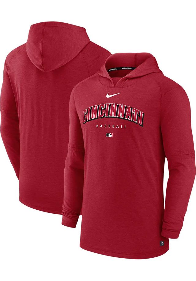 Nike Cincinnati Reds Mens Red Early Work Hood