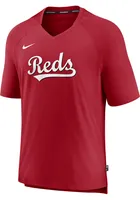 Nike Cincinnati Reds Red Pregame Short Sleeve T Shirt