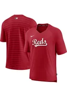 Nike Cincinnati Reds Red Pregame Short Sleeve T Shirt