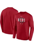 Nike Cincinnati Reds Red Legend Team Issue Long Sleeve T-Shirt