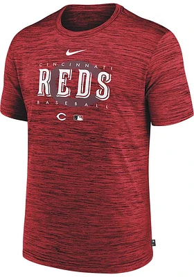 Nike Cincinnati Reds Red Velocity Short Sleeve T Shirt