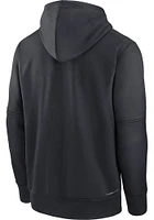 Nike Cleveland Guardians Mens Navy Blue Pregame Hood