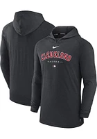 Nike Cleveland Guardians Mens Navy Blue Early Work Hood