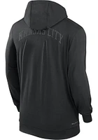 Nike Kansas City Royals Mens Black Travel Long Sleeve Zip