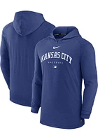 Nike Kansas City Royals Mens Blue Early Work Hood