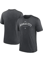 Nike Kansas City Royals Charcoal Early Work Short Sleeve Fashion T Shirt