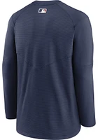 Nike St Louis Cardinals Mens Navy Blue Pregame Long Sleeve Sweatshirt