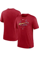 Nike St Louis Cardinals Red Early Work Short Sleeve Fashion T Shirt