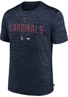 Nike St Louis Cardinals Navy Blue Velocity Design Short Sleeve T Shirt