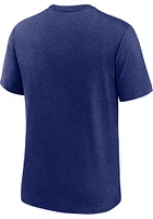 Nike Texas Rangers Blue Early Work Wordmark Short Sleeve Fashion T Shirt