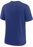 Nike Chicago Cubs Blue Rewind Retro Short Sleeve Fashion T Shirt